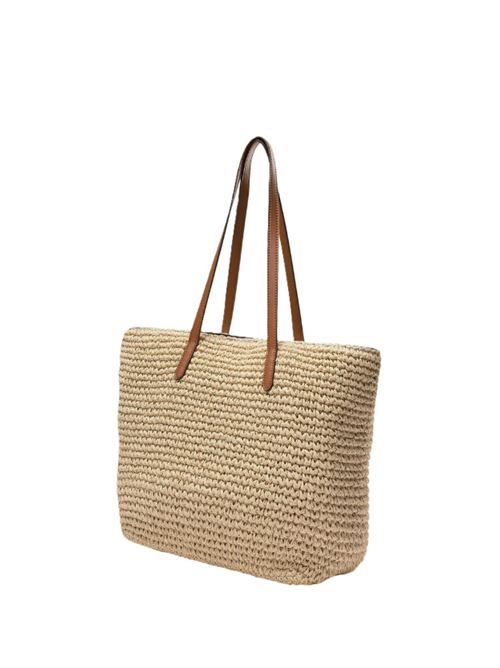 TOTE CROCHET STRAW LAUREN RALPH LAUREN | 431818856001101 NATURAL